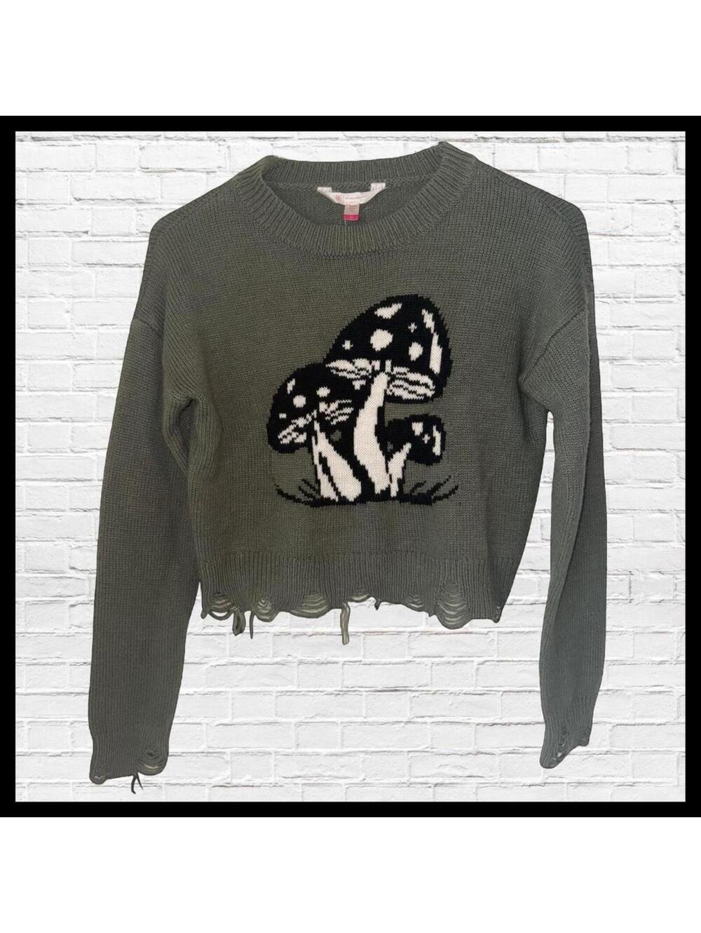 No Boundaries Kid's Green and Khaki Jumper